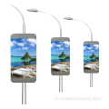 Outdoor P6 Straatverlichting Pole Led Display Sign